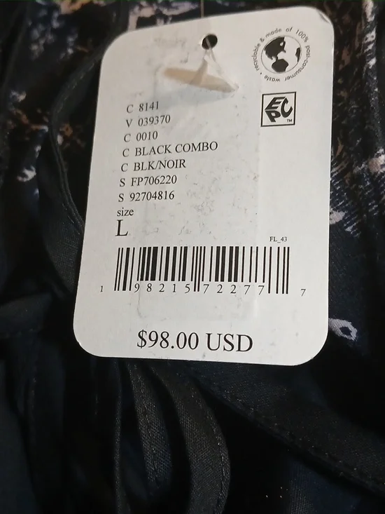 Free People Prairie Rose Bodysuit NWT Sz Large - Picture 5 of 7